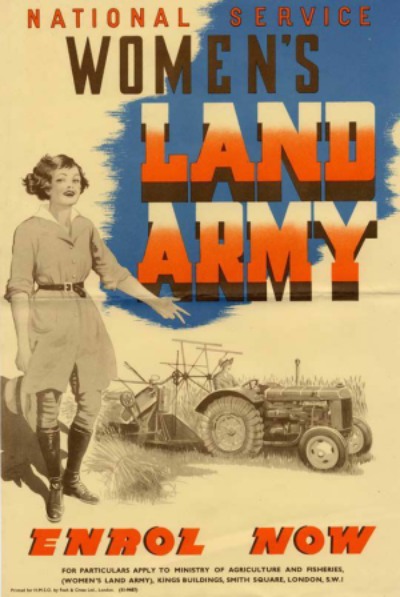 Land girls recruitment poster
